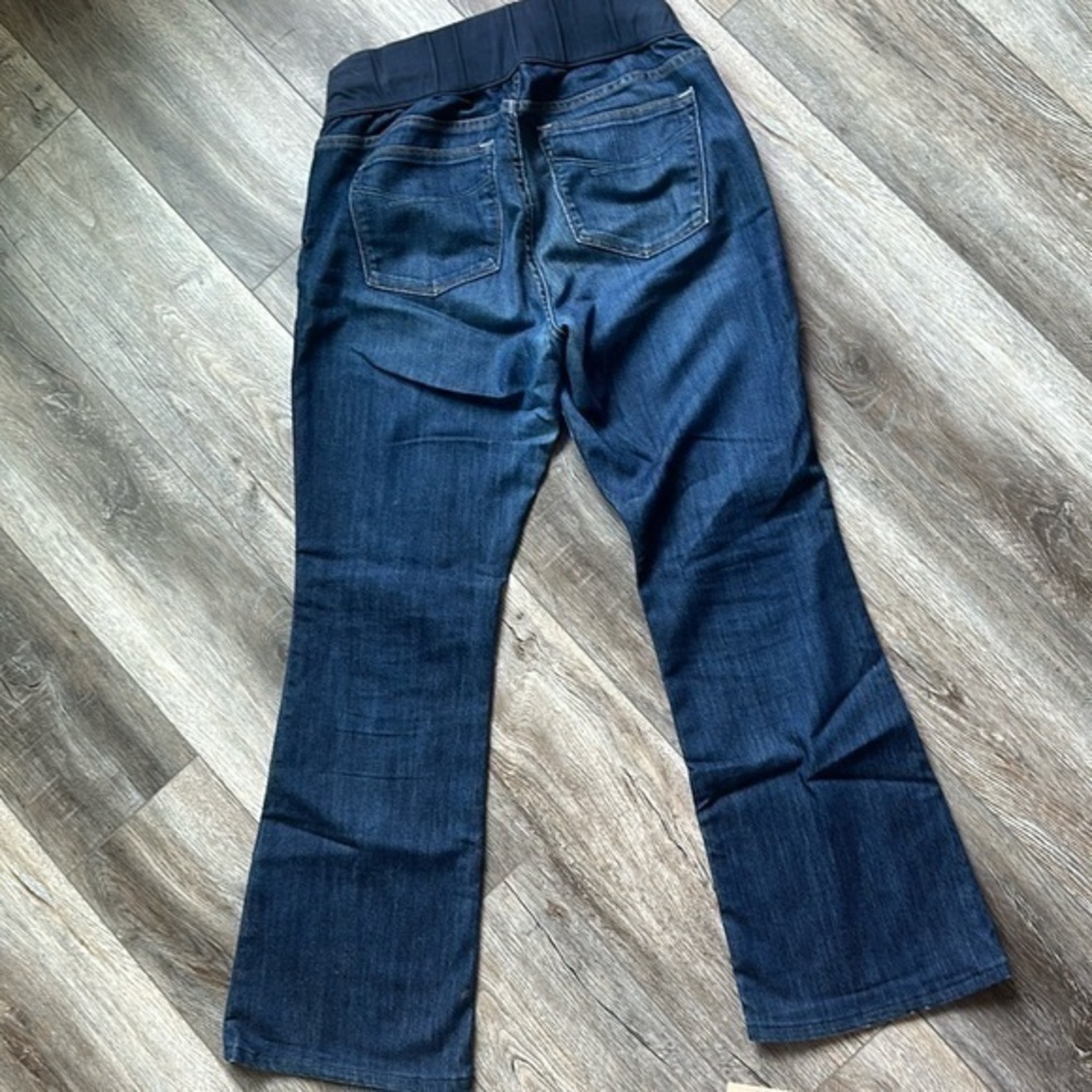 GAP jeans stretch waist band size 31 or 12 wide ankle Sexy Boot style